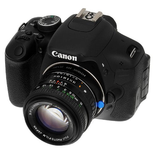 Fotodiox PRO Lens Mount Adapter, 35mm Fuji Fujica X-Mount Lenses to Canon EOS EF Mount DSLR Camera Body Single