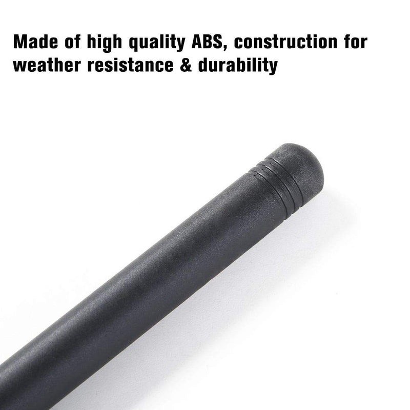 RT-TCZ Short Antenna for Jeep Wrangler JK/JL/TJ and Ford F150, 7.5 inches Antenna Designed for Optimized FM/AM Reception