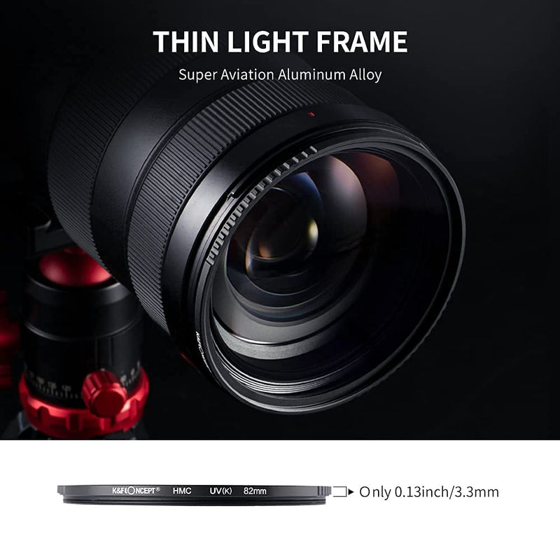 K&F Concept 46mm MC UV Protection Filter Slim Frame with 18-Multi-Layer Coatings for Camera Lens (K-Series)