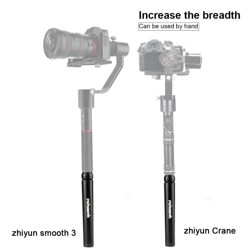 PERGEAR Aluminum Mini Tripod for Zhiyum Crane V2 Zhiyun Crane-M Zhiyun Smooth Q Zhiyun Smooth 3 III II Moza Air Moza Mini-C Moza Mini-G Feiyu G4 Pro Godox A1 Phone Flash