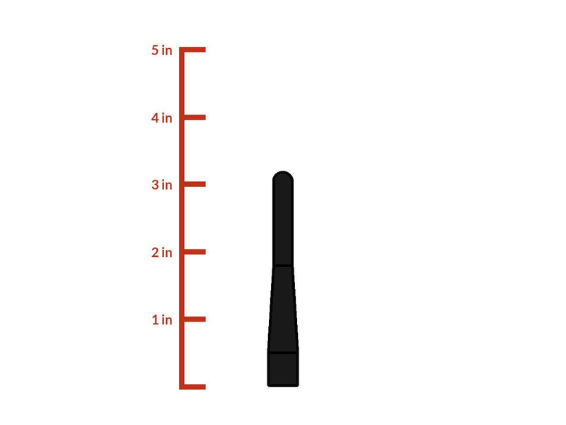 [AUSTRALIA] - CravenSpeed Stubby Antenna Compatible with Ford Explorer 1995-2010 | 3.2 Inches | Short Antenna Replacement | Made in The USA 