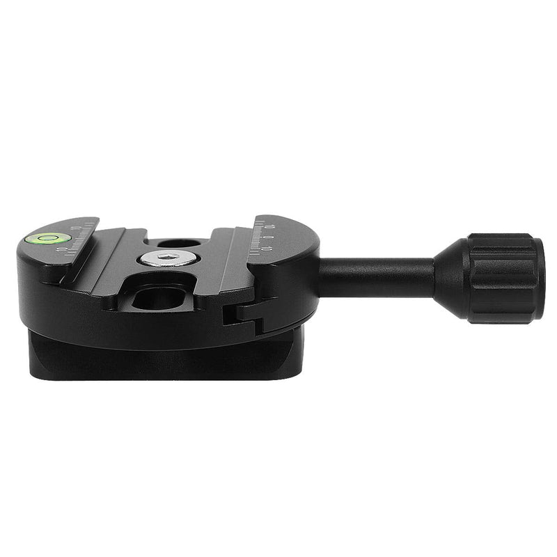 Haoge CP-64 Quick Release Clamp with RC4 / 400PL Base Adapter Convertor for Manfrotto RC4 System to Arca-Swiss Compatible, Fit 400PL / 405/410 / RC4 Adapter for Manfrotto RC4 Head 01
