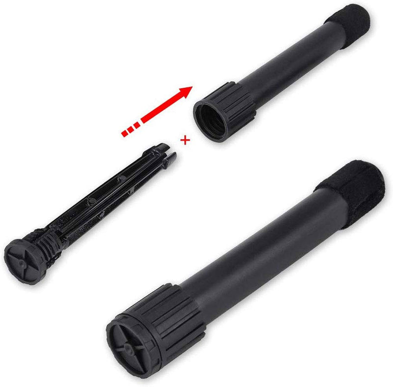 Tzong 6.46" Long Black Holder Portable Foldable Clarinet Flute Oboe Tripod Holder Stand Support