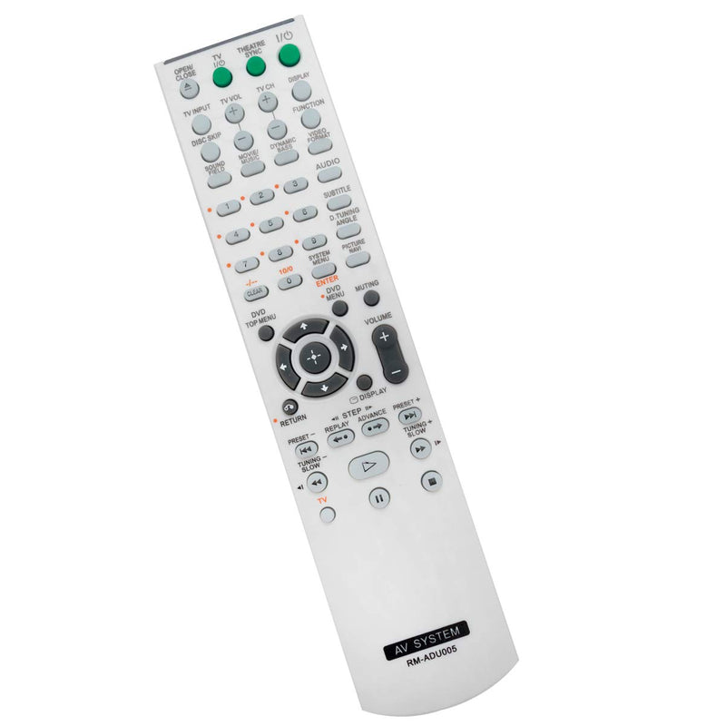 ZdalaMit RM-ADU005 Replaced Remote fit for Sony DVD Home Theater System DAVDZ230 DAVHDX265 DAVHDX266 DAV-DZ630 HCD-DZ630 HCD-HDX265 HCD-HDX665 DAV-HDX266 HCD-HDX266 DAV-HDX267W DAV-HDX465