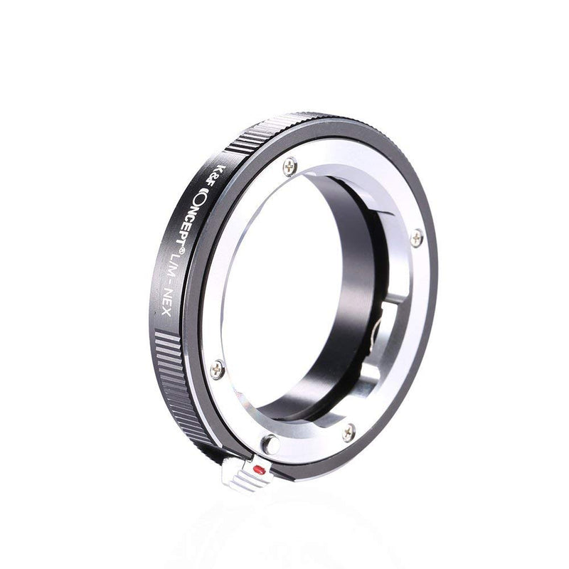 K&F Concept LM to NEX Adapter Compatible with Leica M Lens to Sony Alpha Nex E-Mount Camera Lens Mount Adapter