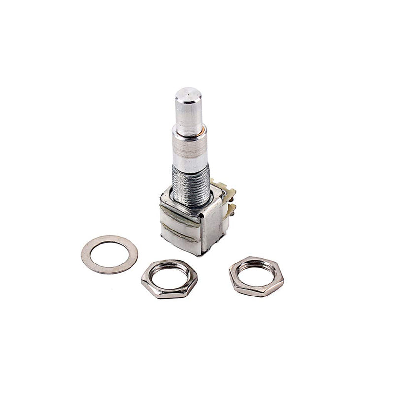 Alnicov Guitar Bass Mini Dual Pots Stacked Concentric Potentiometer W/Center Detent B100K