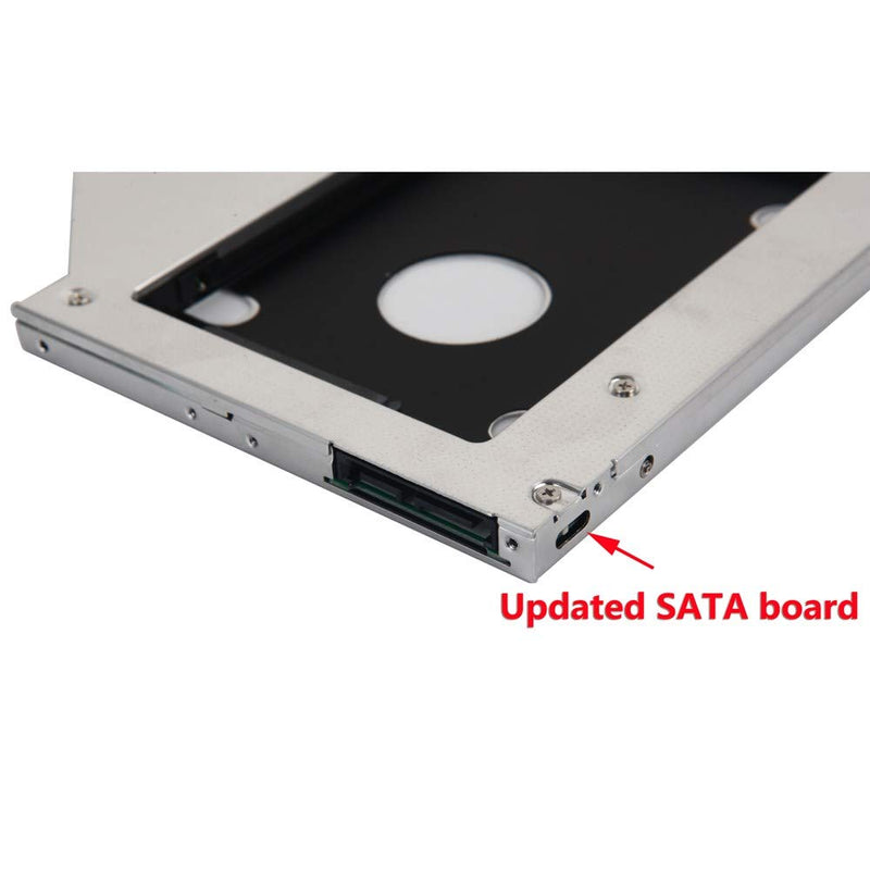 Deyoung 2nd SATA HDD SSD Hard Drive Caddy Frame Tray for MSI GE40 GE62 GT72 GT72S 6QE + GE72 Apache PRO 17.3