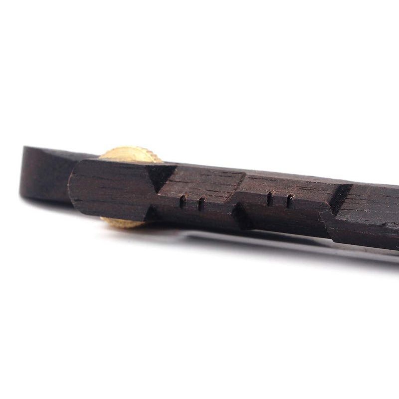 Alnicov Guitar Bridge Adjustable Mandolin Bridge Compensated Rosewood for Mandolin Guitar Parts