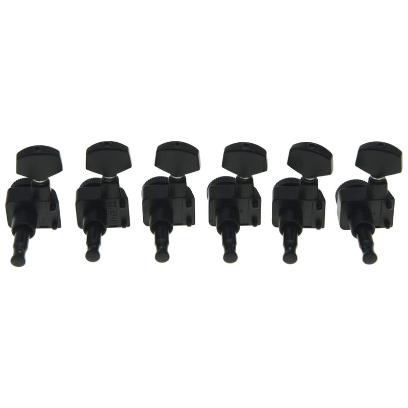 KAISH Black 2 Pin Locking Tuners Tuning Keys Pegs fits USA Fender Strat Tele Guitars