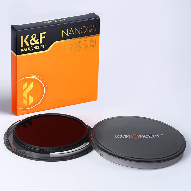K&F Concept 82mm ND8 (3 Stop) Lens Filter, Fixed Neutral Density Filter with HD 18 Layer Dual Side Multi-Coated, Ultra Slim Frame Optical Glass Nano-X Series for Camera Lens