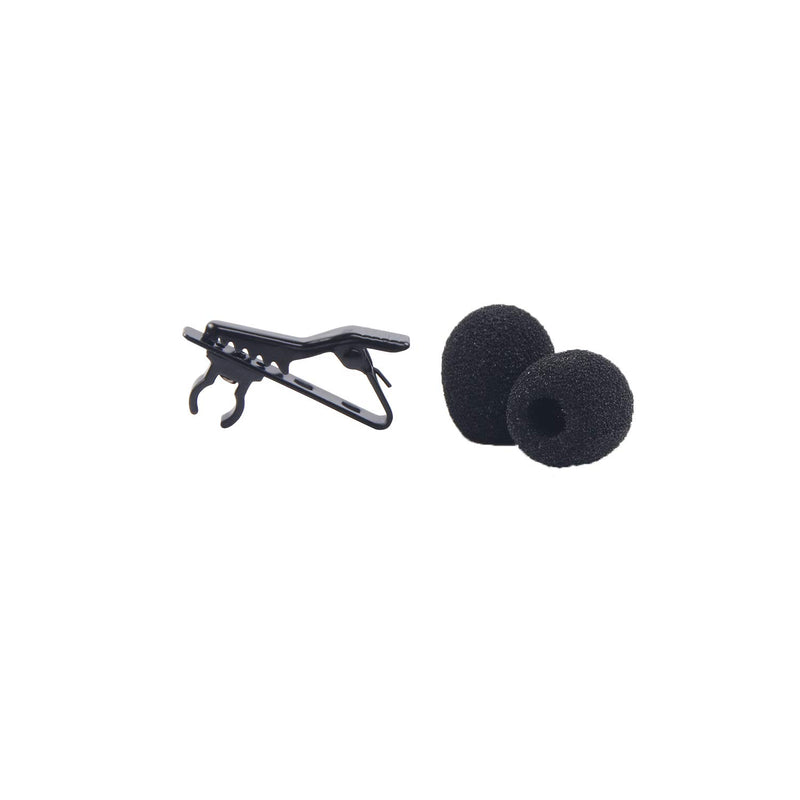 [AUSTRALIA] - 12Pcs Lavalier Microphone Clip Metal Tie Clips with 12Pcs Foam Windscreen Cover, Lapel Microphone Replacement Kit 