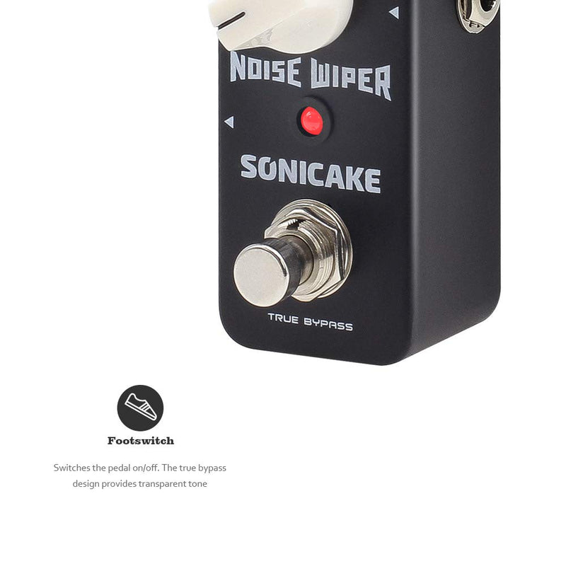 [AUSTRALIA] - SONICAKE Noise Wiper True Bypass Noise Gate Guitar Bass Effects Pedal 