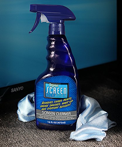 [AUSTRALIA] - Bryson Screen Cleaner Kit-Computer, TV, Laptop Spray with No Leak Trigger Nozzle and Microfiber Cloth-16 oz 