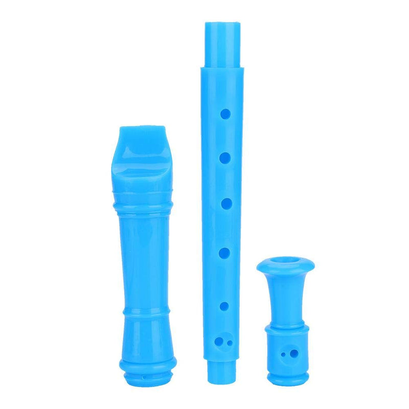 8 Hole Clarinet Flute with Cleaning Rod and Instruction for Children Kids Beginner Clarinet for Children Clarinet for Beginner(Blue) Blue