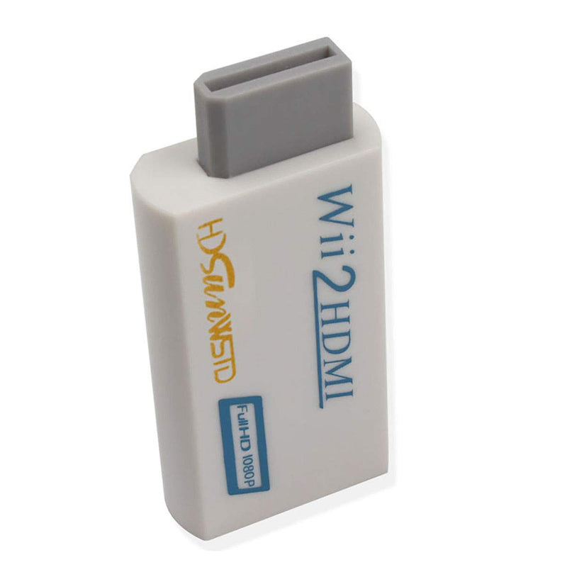 HDSUNWSTD Wii to HDMI 1080P Converter Wii2HDMI Adapter 3.5mm Audio Video Output Full HD 1080P Output