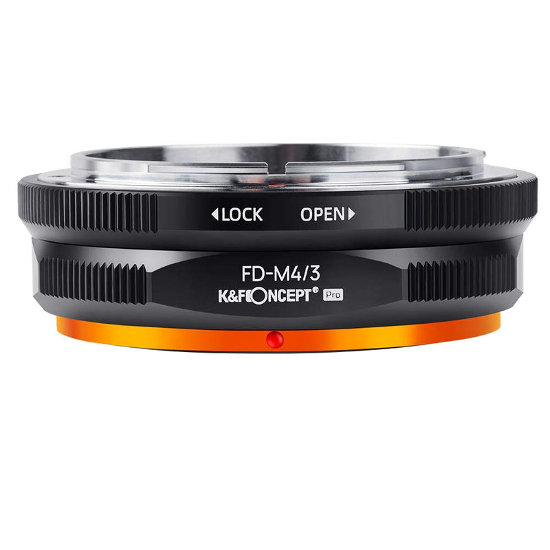 K&F Concept FD to M4/3 Lens Mount Adapter Ring with Matting Varnish Design for Canon FD Lens to Micro Four Thirds M43 Olympus Pen and Panasonic Lumix Cameras FD-M4/3