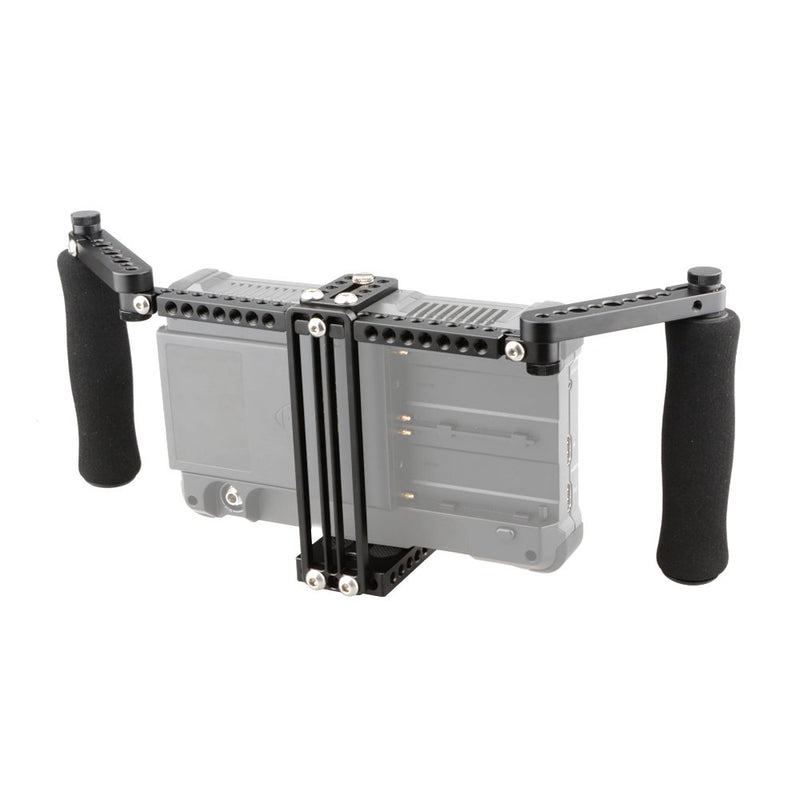 CAMVATE Monitor Cage with Adjustable Handles for 5 inch and 7 inch LCD Monitors