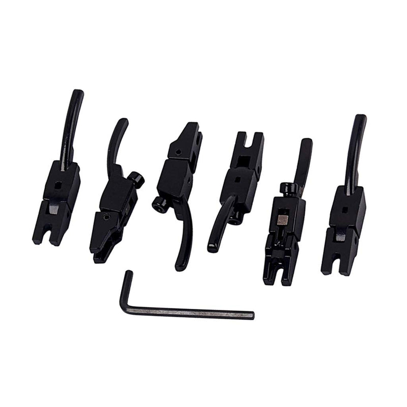 Alnicov 6 Pcs Guitar Bridge String Saddles Tremolo Bridge Locked String Saddle for Electric Guitar Parts Accessories