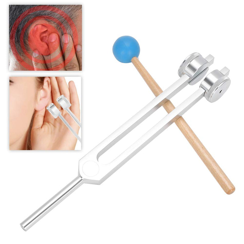 126.22Hz Yoga Meditation Tuning Energy Fork With Hammer, Aluminum Alloy Tuning Fork Gift Tuning Fork Chakra Tuning Fork Widened And Thickened