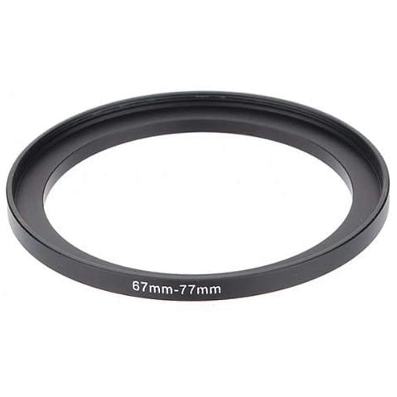 67mm-77mm Lens-Filter Step Up Adapter Ring, 67mm Lens to 77mm Filter, Hood, Lens Converter and Other Accessories(2 Packs), Fire Rock Aviation Aluminum Alloy Ring