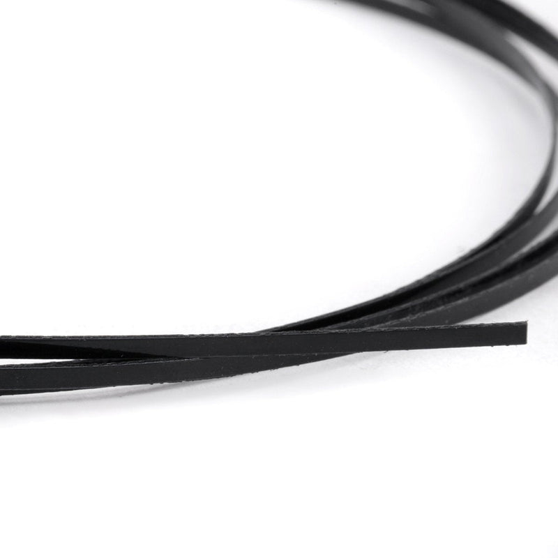 Musiclily 1650x2x0.5mm Plastic Binding Purfling Strip for Acoustic Classical Guitar, Black