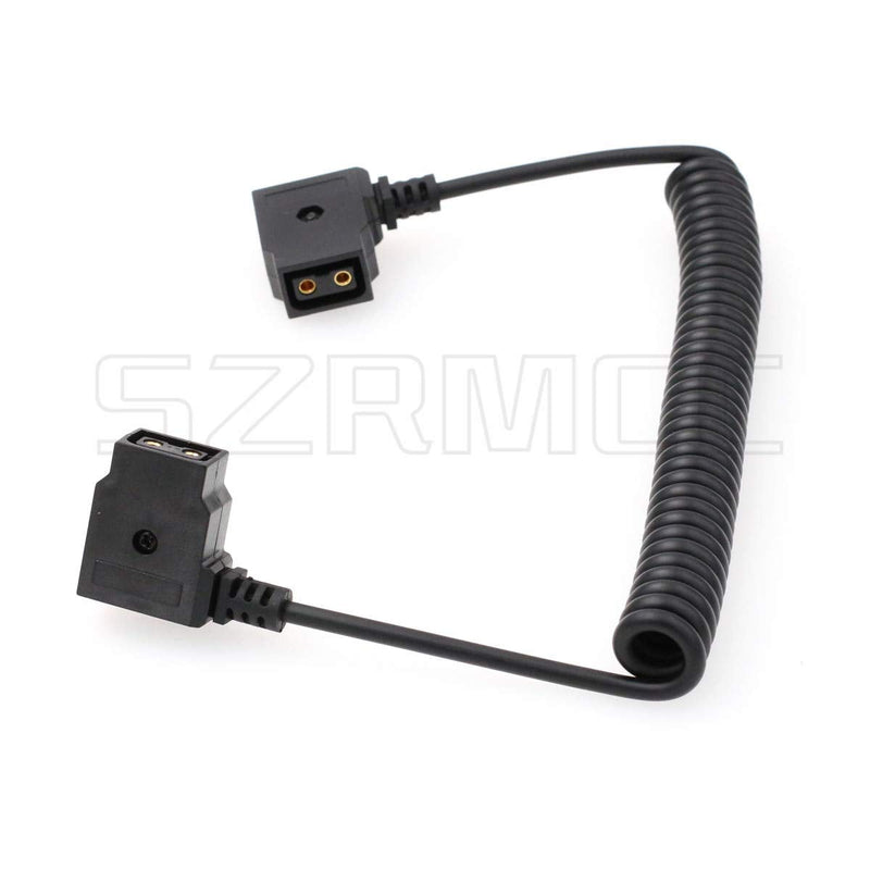 SZRMCC D Tap Female to Female Extension Adapter Coiled Cable for Anton-Bauer IDX Battery to ARRI Red Camera Photography Devices