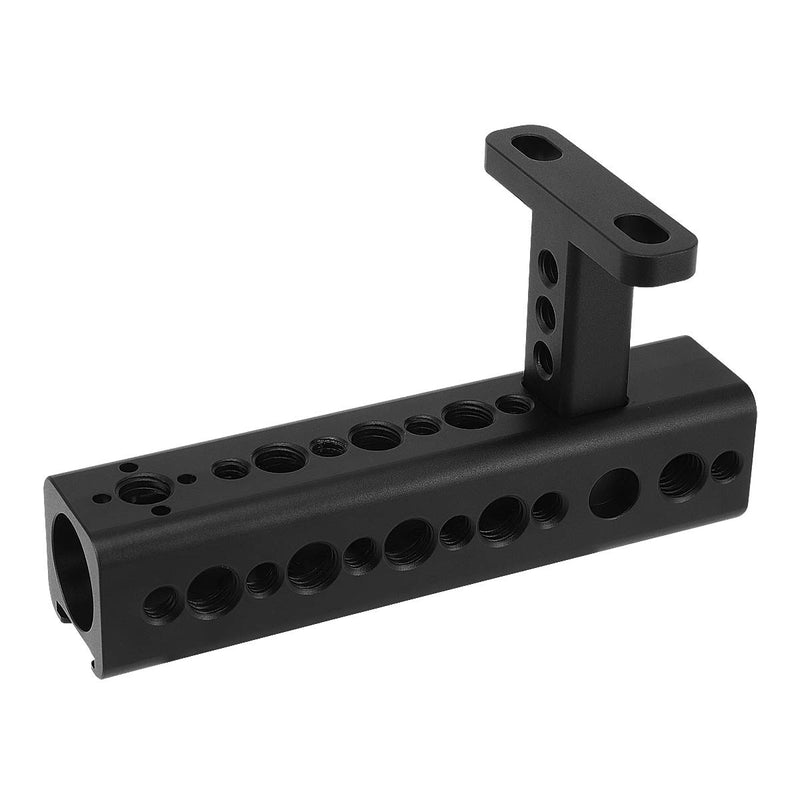 Haoge HT-T01 Top Handle Grip with 1/4 3/8 Screw Holes and Cold Shoe Mount for Camera Cages