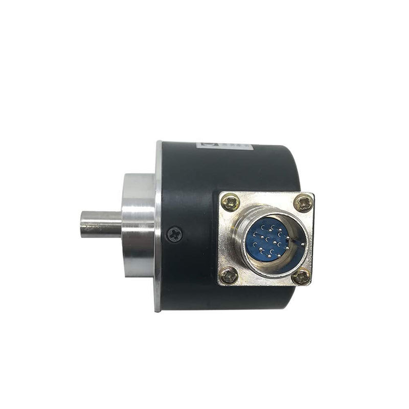 58mm Outer Diameter 10mm Optical Incremental Rotary Encoder 1024 PPR Resolution 5-26V pushpull 1024ppr