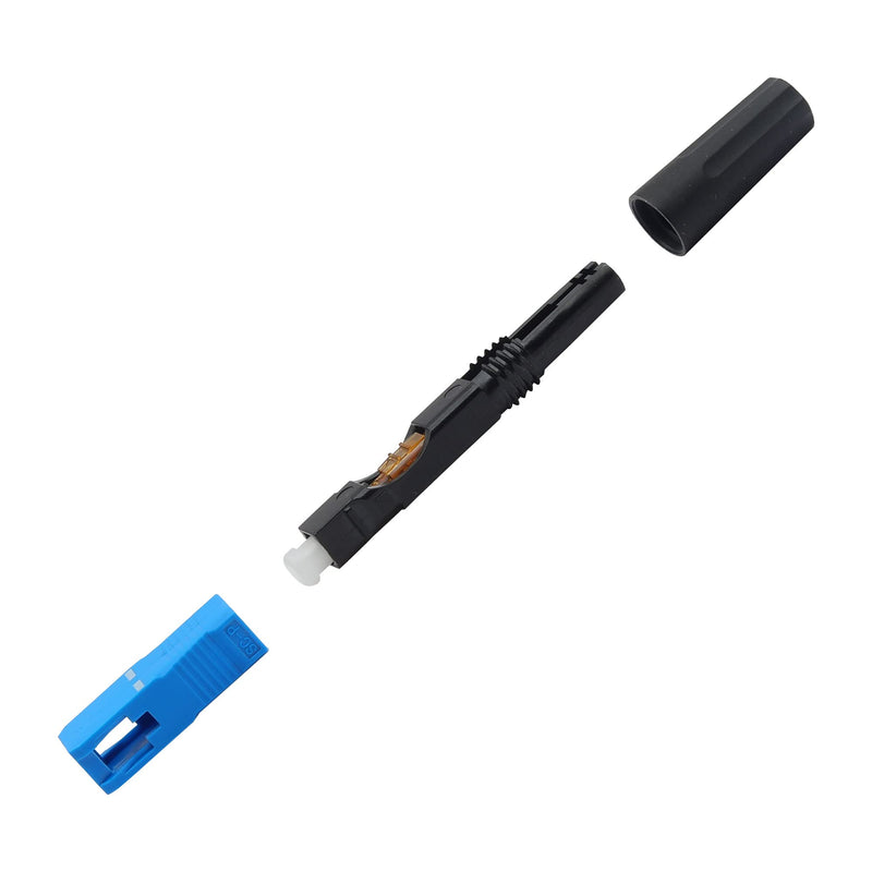 10 Pcs FTTH Embedded Type SC Fiber Optic Quick Connector