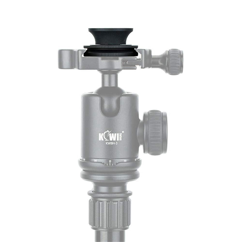 [AUSTRALIA] - Metal Photography Ball Stand for 50mm-100mm Diameter Sphere, Aluminium Alloy Flat Base with Silica Gel Suction Mount, 1/4"-20 Female Thread Arca Swiss Type Plate Design 