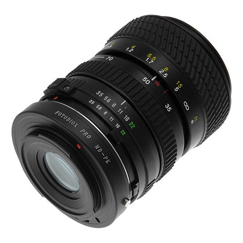 Fotodiox Pro Lens Mount Adapter, Manual Focus Minolta MD MC Lens to Pentax K (PK) DSLRs Camera, MD-PK Pro