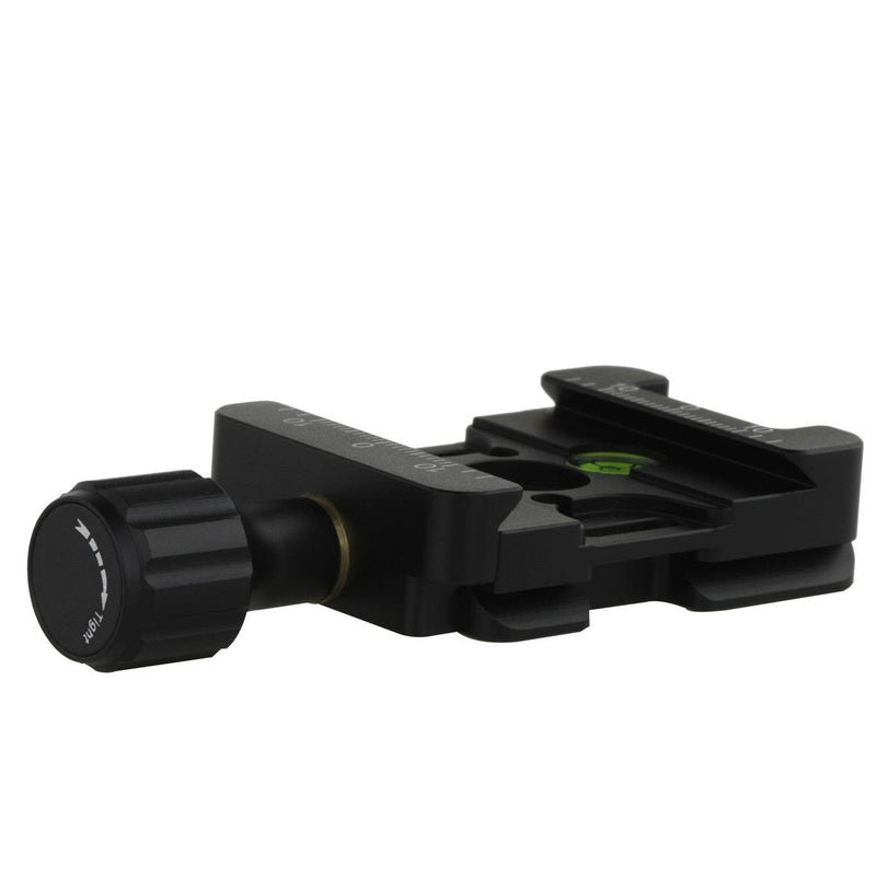 Haoge CP-39 Screw Knob Quick Release Clamp Adapter with Hand Strap Bosses Boss Slot fit RRS Sunwayfoto Kirk Benro Arca Swiss Tripod or Monopod Head on Canon Nikon Sony Pentax Olympus Fujifilm Camera