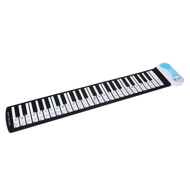 VGEBY 61/88 Keys Piano Stickers, Transparent Removable Keyboard Double Layer Coating for Kids and Beginners Colored