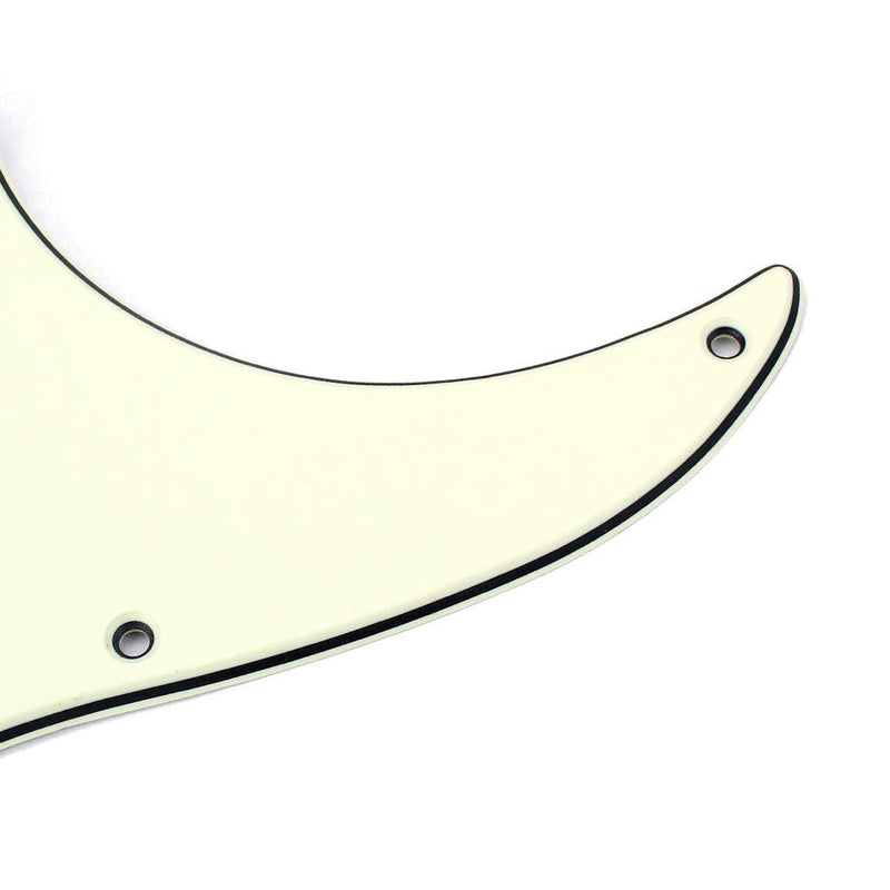 Alnicov 11 Hole Sss Guitar Strat Pick Guard Fits For Standard Strat Modern Guitar Replacement,Mint Green