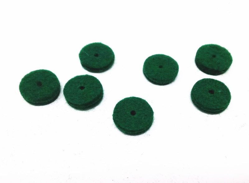 Honbay 90pcs Green Hitch Pin Felt Balance Rail Punchings Piano Regulating Repair Accessory