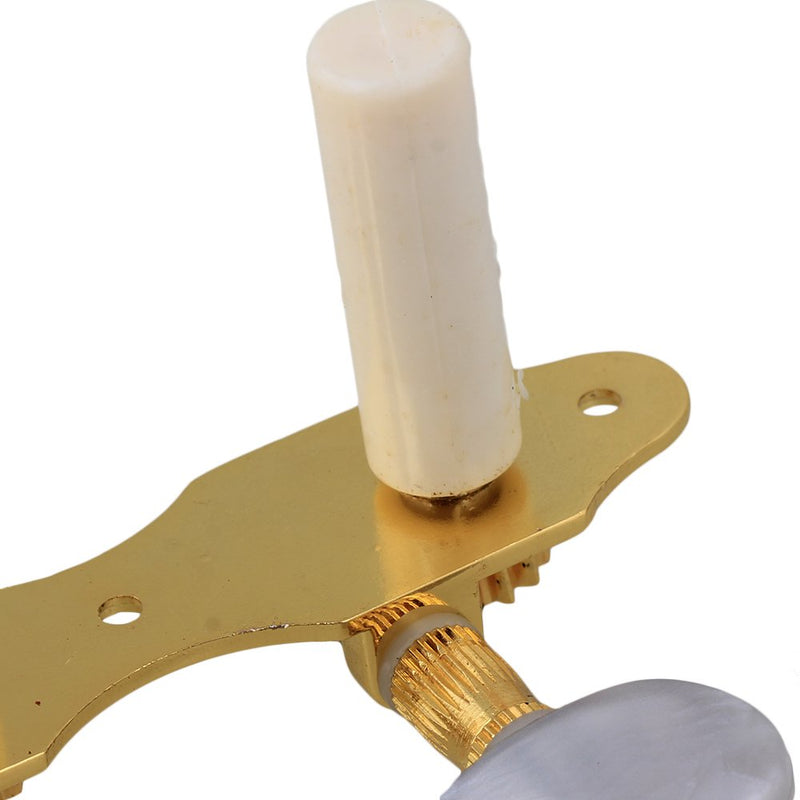 Yibuy Golden Classical Guitar Tuning Pegs Machine Heads Guitar Tuners w/ 8pcs Screws