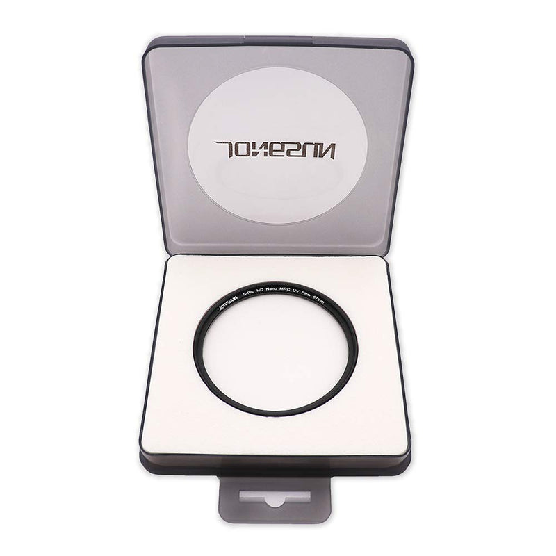 [AUSTRALIA] - JONGSUN 67mm UV Filter, S-Pro HD Nano MRC16 Camera Ultraviolet Protection Filter, 16 Layers Multicoated, Schott B270, Ultra-Slim, Lens Cloth Kit 