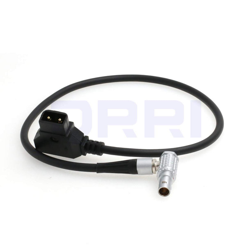 [AUSTRALIA] - DRRI 18" D-TAP to 0B 2pin Right Angle Male Power Cable for Teradek Bond,Teradek,Paralinx,Preston MDR-3 Elbow cable 