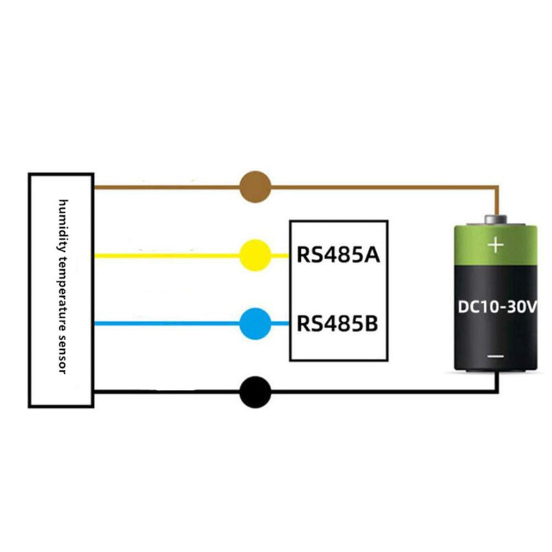 Taidacent Temperature and Humidity Transmitter Sensor RS485 Modbus RTU 4-20mA 0-10V 0-5V Analog Air Mositure Probe Monitor Wall Mounted Industrial Agricultural Greenhouse (4-20mA)