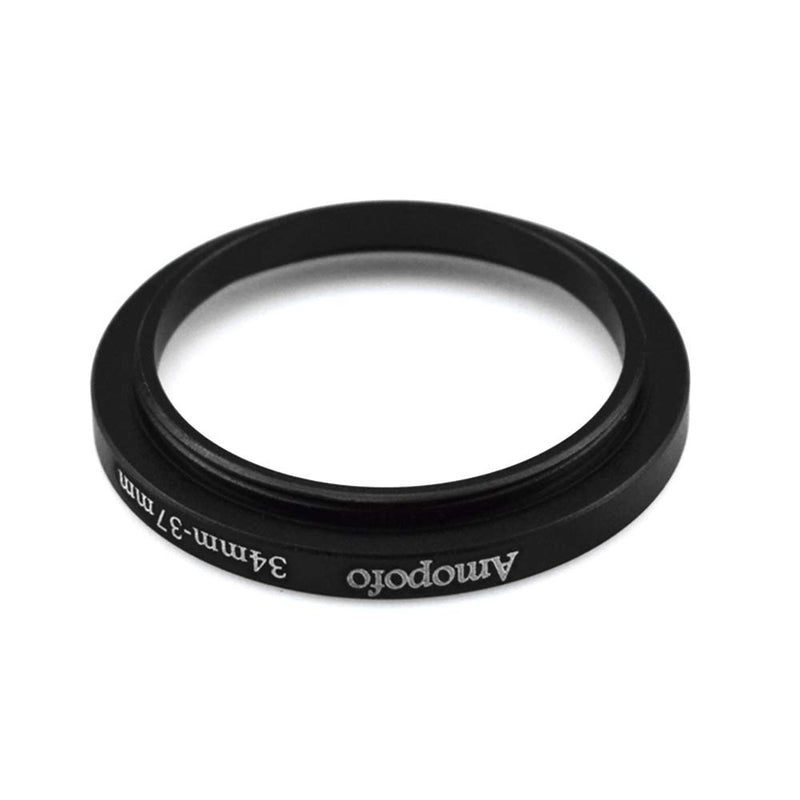34mm to 37mm Camera Filters Ring Compatible All 34mm Camera Lenses or 37mm UV CPL Filter Accessory,34-37mm Camera Step Up Ring 34 to 37mm Step Up Ring Adapter