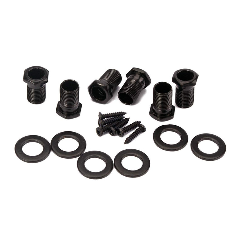 [AUSTRALIA] - Alnicov 6Pcs Guitar Tuners (3L+ 3R) String Tuning Key Pegs Machine Heads For Lp Sg Style Electric, Folk Or Acoustic Guitars - Black 