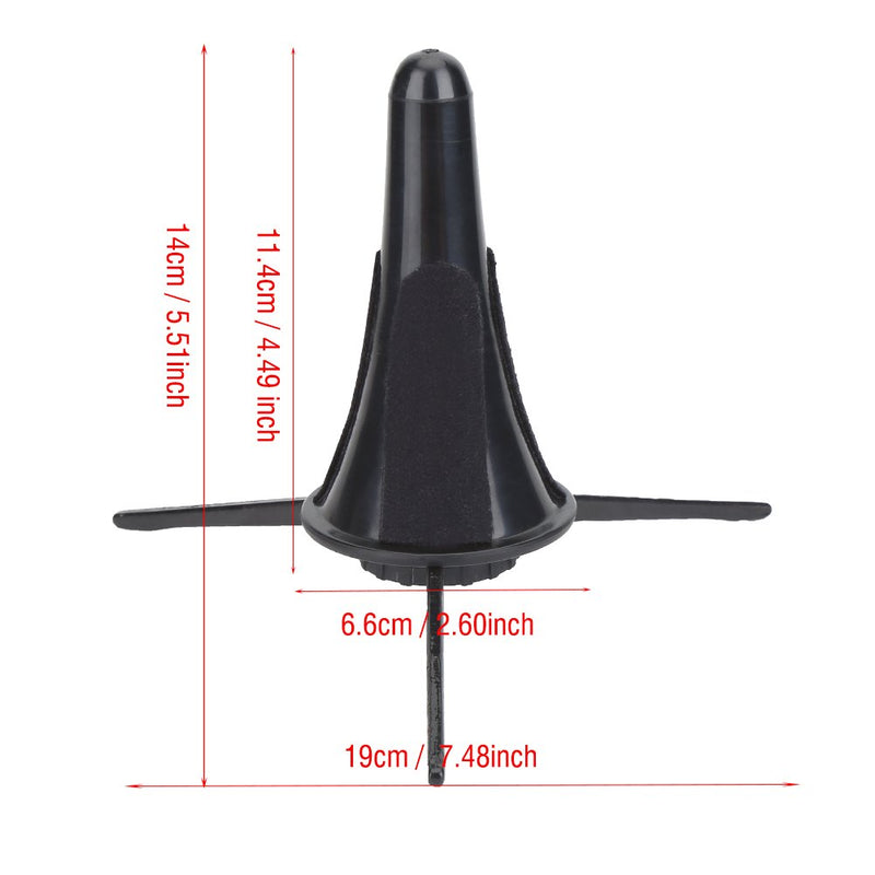 Dilwe Clarinet Stand, Folding Clarinet Stand Folding Tripod Holder Wind Instrument Accessory