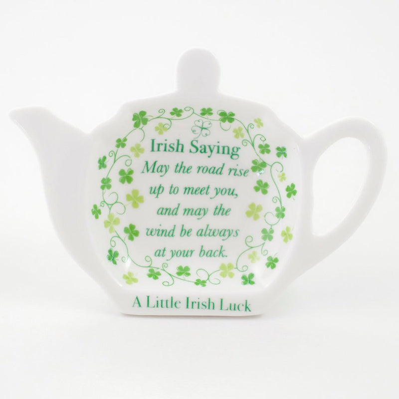 Tea Bag Holder, Clover Irish Saying