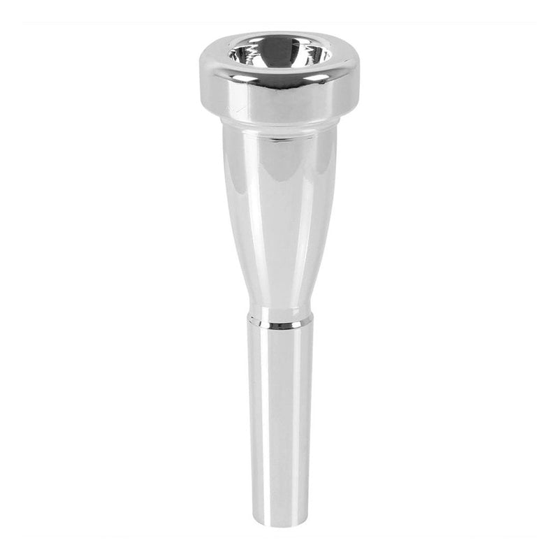 TraderPlus Copper Alloy Meterial Trumpet Mouthpiece for Bach (3C, Silver) 3C
