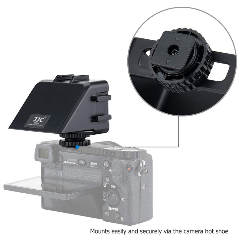 Adjustable Mirrorless Camera Flip Screen Mirror, Vlog Selfie Flip Screen Bracket for Sony ZV-1 A1 A6500 A6400 A6300 A7III Fujifilm X-E4 X-T3 X-T30 X-T20 Nikon Z5 Z7II Z6II Olympus E-M1