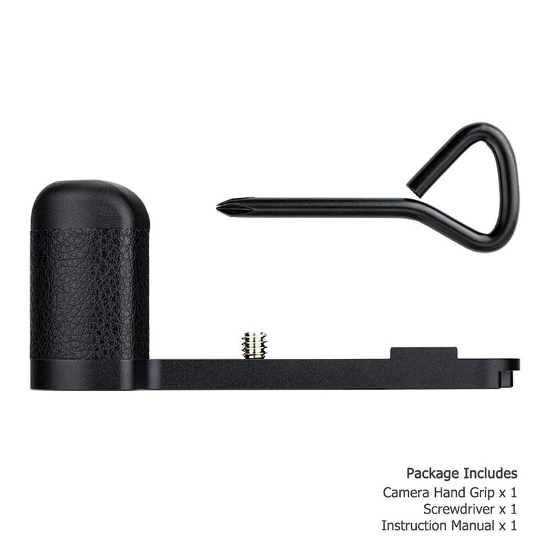 Dedicated Metal Hand Grip L Bracket for Sony RX100 VII RX100M7 Anti-Slip Holder, No Blocking to HDMI Multi Microphone Jack & Battery Memory Card Compartment, Replaces Sony AGR2 Attachment Grip