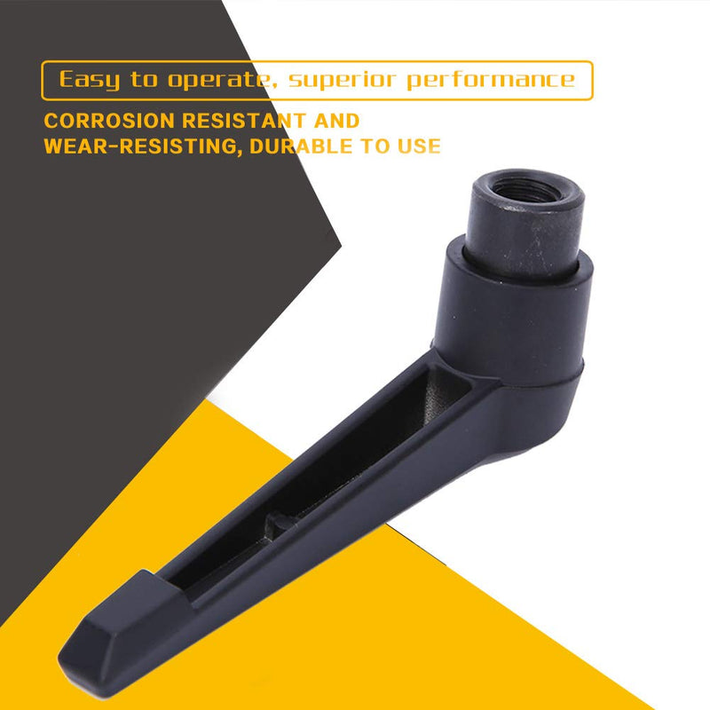 Clamping Lever Handle, 4PCS Metal Machine Knobs Adjustable Fixing Handle M12 Female Thread(95mm), with Corrosion Resistant and Wear Resisting, for Machine Tool(M12 95) M12 95