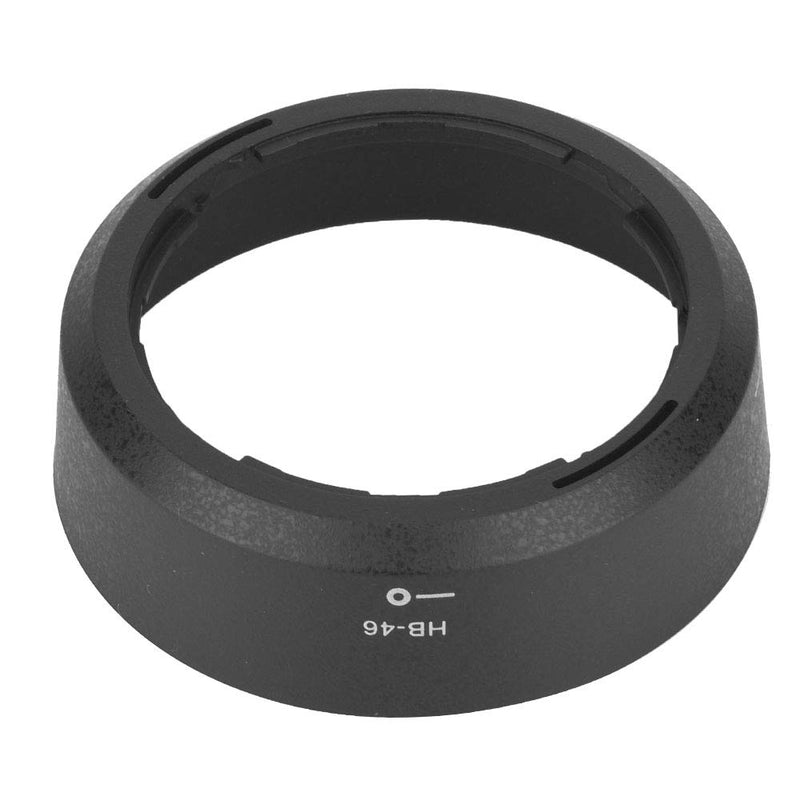 DAUERHAFT Camera Lens Hood,HB-46 ABS Camera Lens Hood,Black Opaque Lightweight,for Nikon AF-S 35mm f/1.8G DX Camera Lens, Prevent The Entry of Non‑Imaging Light,Sand, Rain