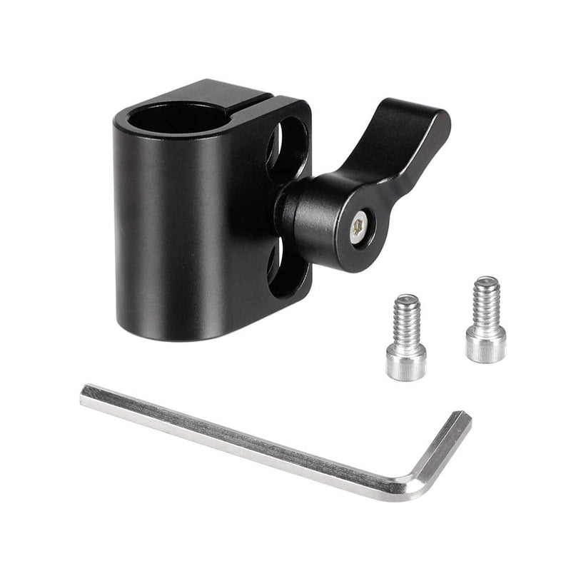 CAMVATE 15mm Rod Clamp Extension Adapter Mount with 1/4"-20 Screws - 2163