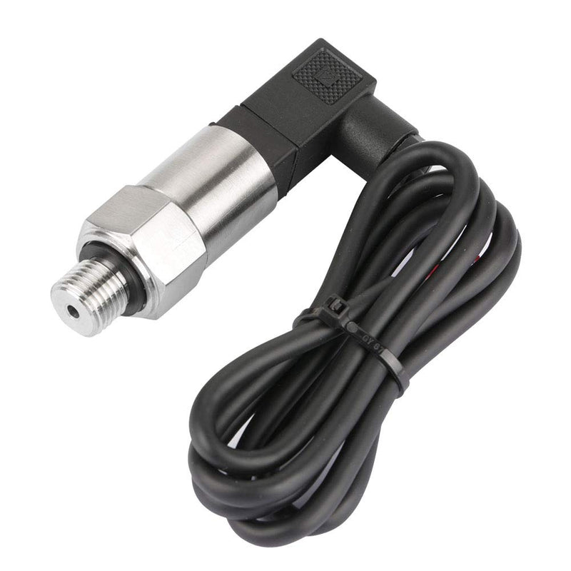 Pressure Transducer, Water Pressure Transducer 4-20mA Output G1/4" Silicon Pressure Transmitter Transducer for Water Gas Oil(0-0.2MPA) 0--0.2MPA